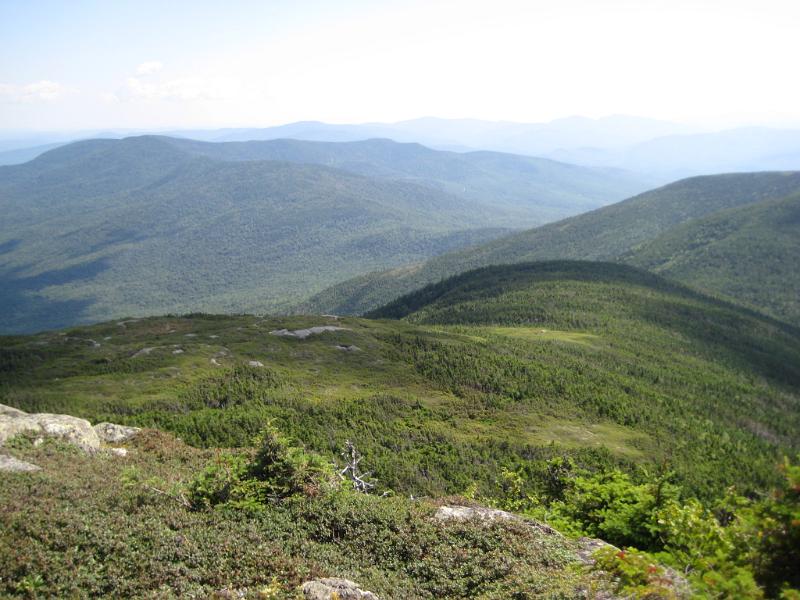 GooseEye-d (15).JPG - Heading back down the south side trail we enjoyed the view one last time before heading into the woods. We made it back to the car in good time, but very tired and dirty. Goose Eye has some amazing views that shouldn't be missed.